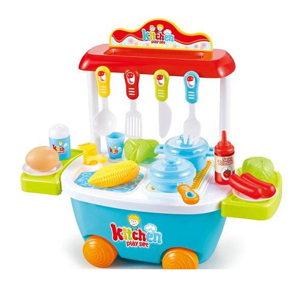 Kitchen Trolley Play Set - BLL - GT - 861B - Planet Junior