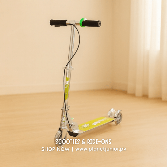 Kitty Cartoon Theme Adjustable Scooty - BLL - SKTY - 4SJ - Planet Junior