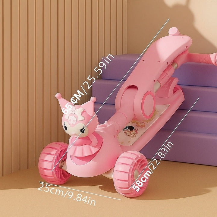 Kurumi 2 - in - 1 Folding Scooty - AKT-SW6333C - Planet Junior