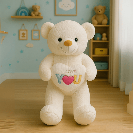 Large Sized Soft Heart Teddy Bear | 3 Feet - ST14017XL - 2 - Planet Junior