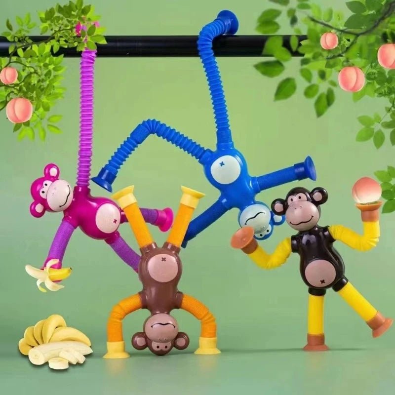 LED Suction Monkey Pop Fidget Toy - RTM1 - Planet Junior