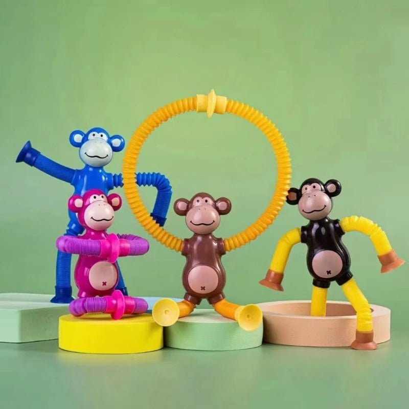 LED Suction Monkey Pop Fidget Toy - RTM1 - Planet Junior