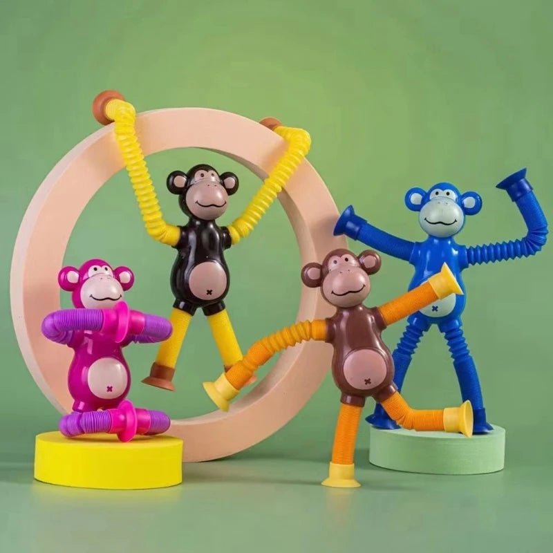 LED Suction Monkey Pop Fidget Toy - RTM1 - Planet Junior