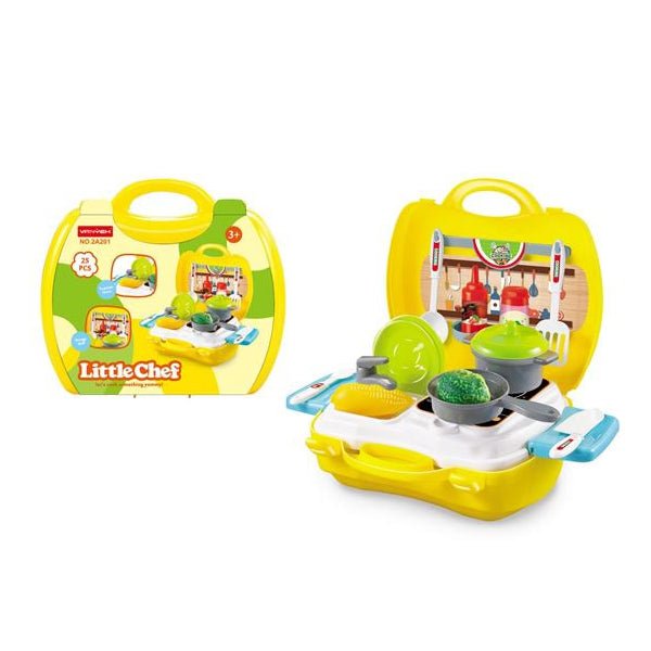 Little Chef Briefcase Play Set | 25 Pcs - BLL - GT - 2A201 - Planet Junior