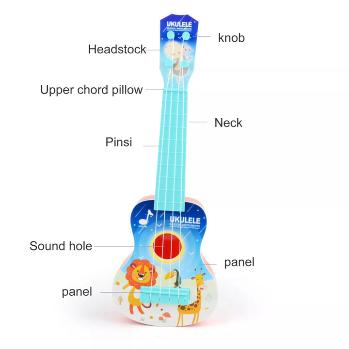 Lively Cartoon Design Guitar - AKT6818 - Planet Junior