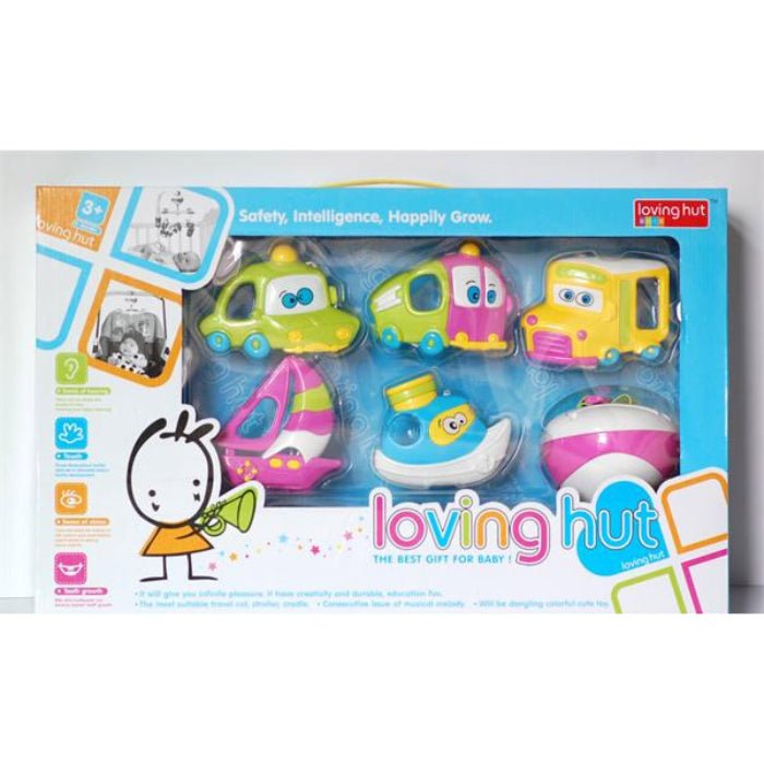 Lovely Hunt Baby Rattle Set | 6 Pcs - BLL - RT - 13019 - Planet Junior