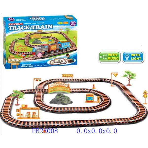 Lovely Train Track Set with Music and Lights - BLL - TR - 8750 - Planet Junior