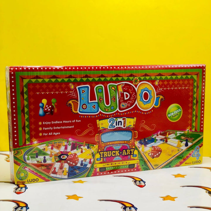 Ludo 2 in 1 Board Game In Truck Art - JBD3276 - Planet Junior