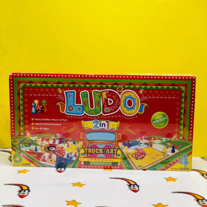 Ludo 2 in 1 Board Game In Truck Art - JBD3276 - Planet Junior