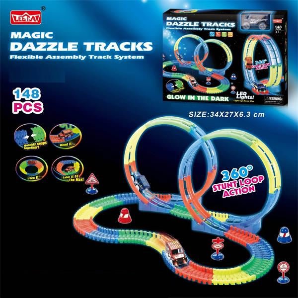 Magic Dazzle Car Track Set - BLL - TR - 123 - Planet Junior