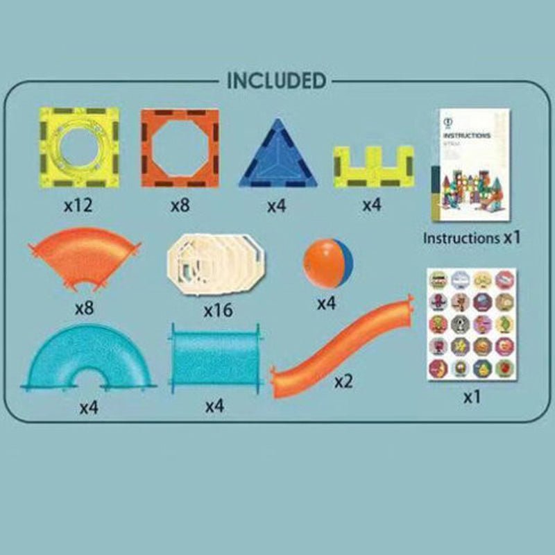 Magic Magnetic Blocks | 66 pcs - BLL - BL - 1201 - Planet Junior