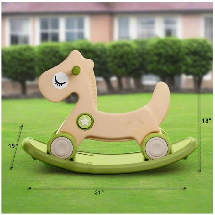 Magic Pony Rocking Horse | L - 31" W - 19" H - 13" - BLL - SL - 21D031 - Planet Junior