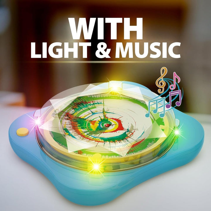 Magic Spin & Paint Art Kit – Creative Light & Music Craft for Kids - AKT - 1856 - Planet Junior