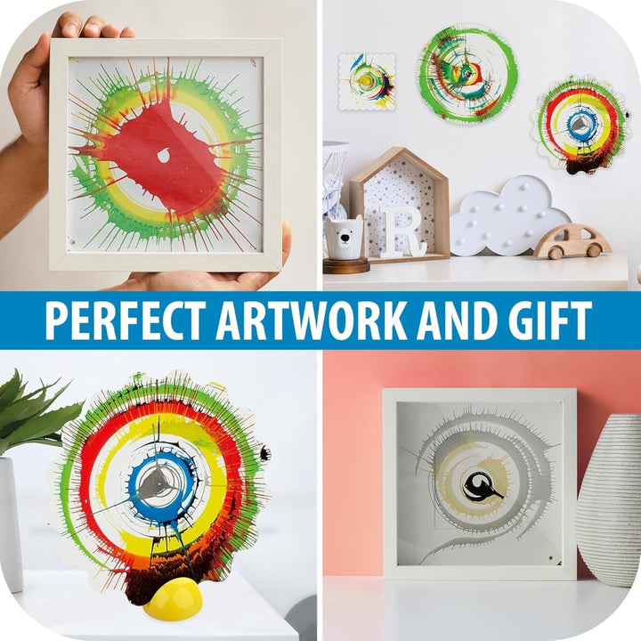 Magic Spin & Paint Art Kit – Creative Light & Music Craft for Kids - AKT - 1856 - Planet Junior