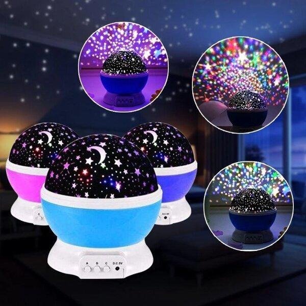 Magical Starry Sky Night Light Projector - SLT - 168K - W - Planet Junior