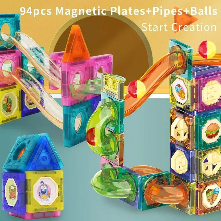 Magnetic Building Blocks for Kids – Creative Play & Learning Fun - SLT - C0098 - Planet Junior