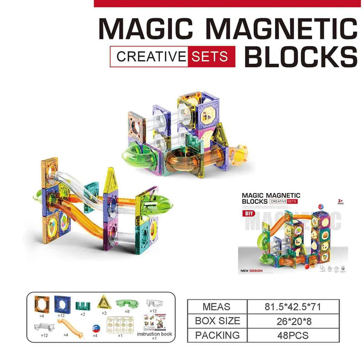 Magnetic Building Blocks for Kids – Creative Play & Learning Fun - SLT - C0098 - Planet Junior