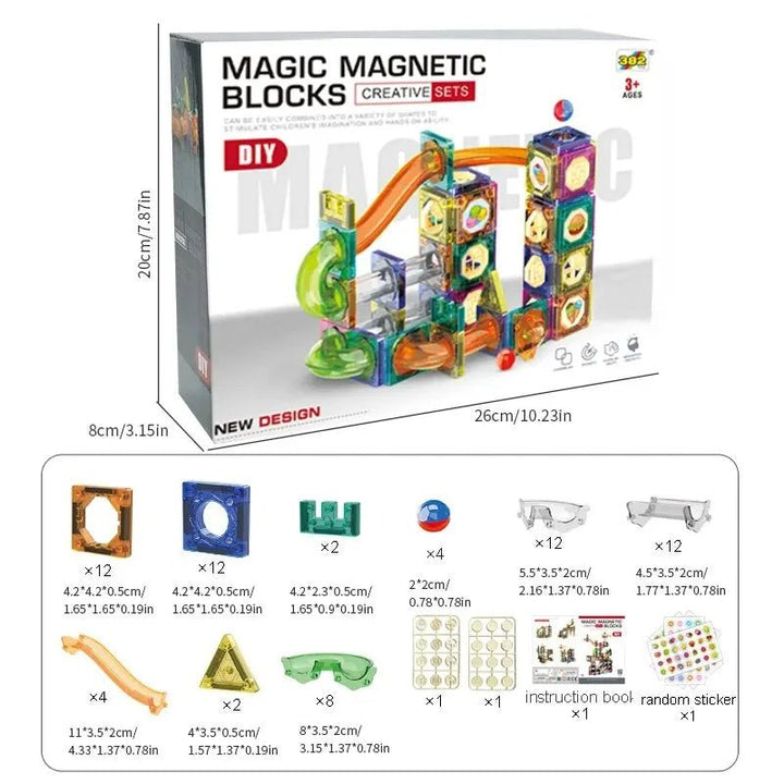 Magnetic Building Blocks for Kids – Creative Play & Learning Fun - SLT - C0098 - Planet Junior