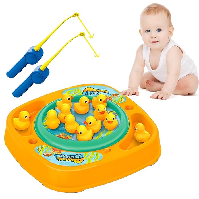 Magnetic Fishing Duck Game with Music - BLL - MT - 5022 - 2FJ - Planet Junior