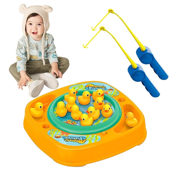 Magnetic Fishing Duck Game with Music - BLL - MT - 5022 - 2FJ - Planet Junior