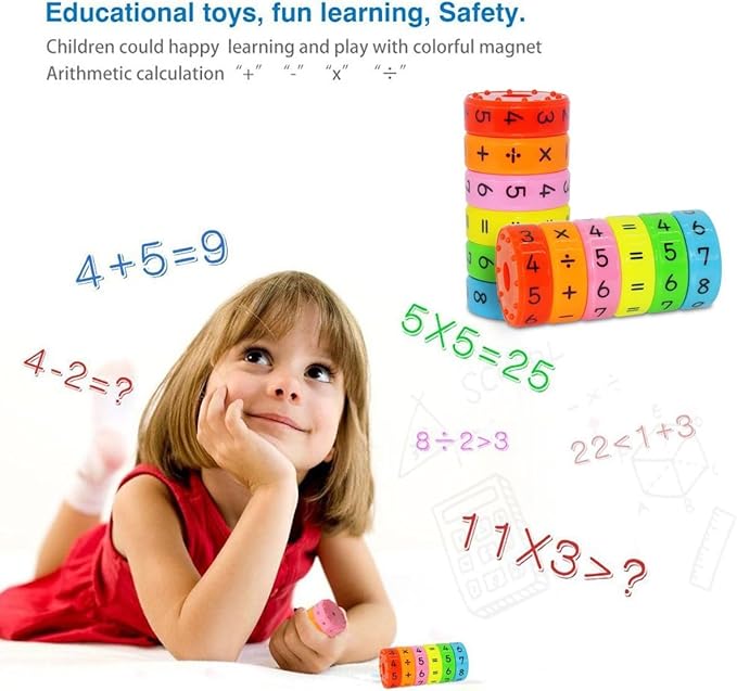 Magnetic Number Calculation Rings – Early Math Learning Set – Planet Junior