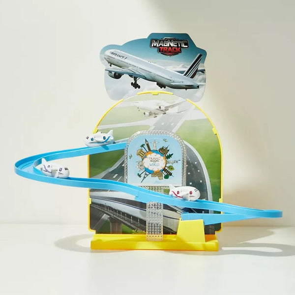 Magnetic Track Plane Playset - BLL - TR - 8811C - Planet Junior