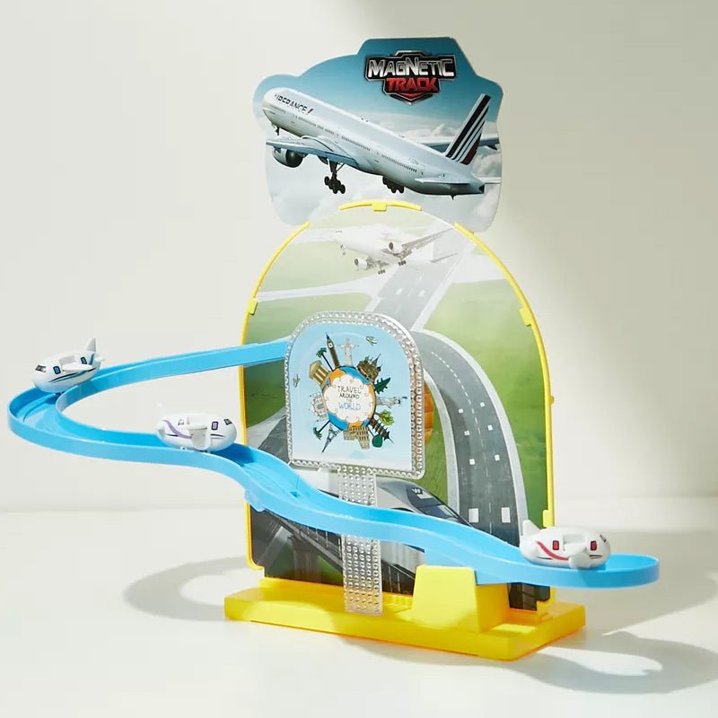 Magnetic Track Plane Playset - BLL - TR - 8811C - Planet Junior