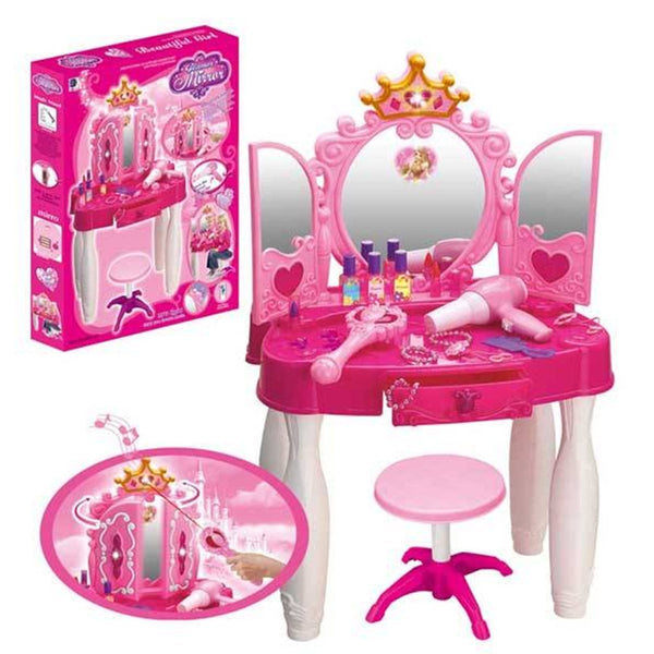 Makeup Vanity Table & Chair Set - SLT66120 - Planet Junior