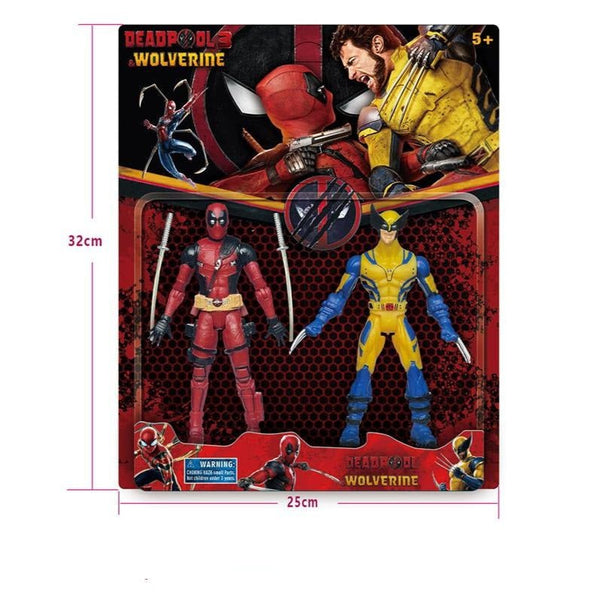 Marvel Superheroes Deadpool vs Wolverine Action Pack - AKT - TM025 - Planet Junior