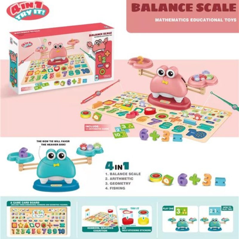 MathMaster 4 - in - 1 Balance Learning Game - AKT1591C - Planet Junior