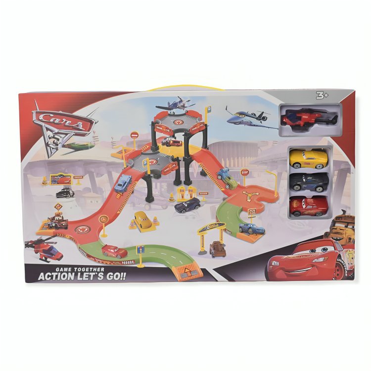 McQueen Adventure Car Track Set - TR - 6099P - Planet Junior