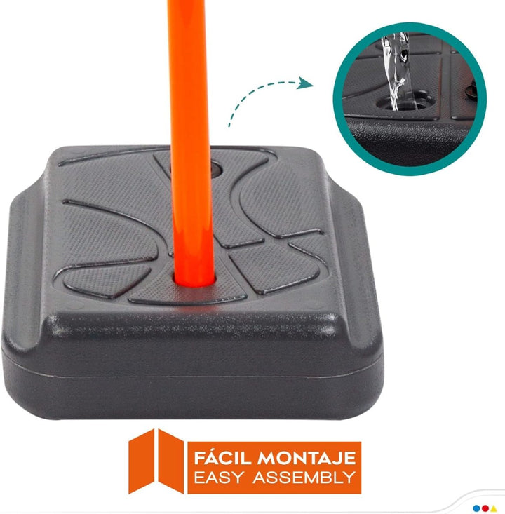 Medium Basketball Stand – Adjustable, Stable & Outdoor - Ready - BLL-BI-1903LQ- - Planet Junior