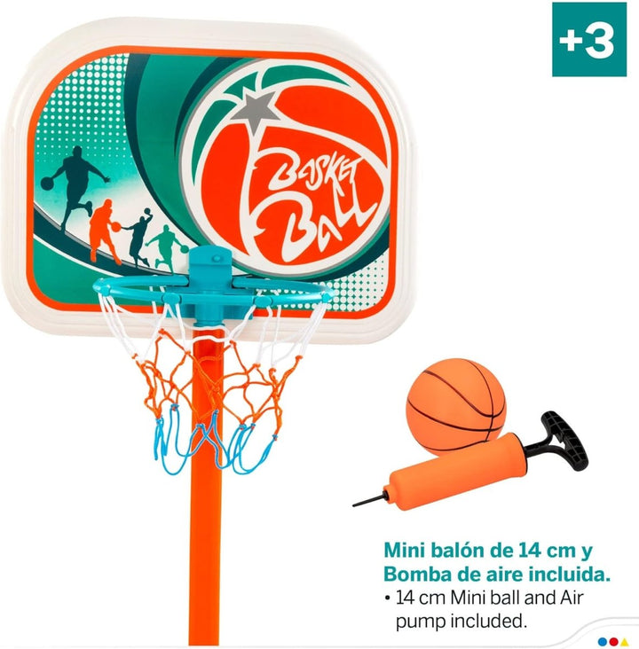 Medium Basketball Stand – Adjustable, Stable & Outdoor - Ready - BLL-BI-1903LQ- - Planet Junior