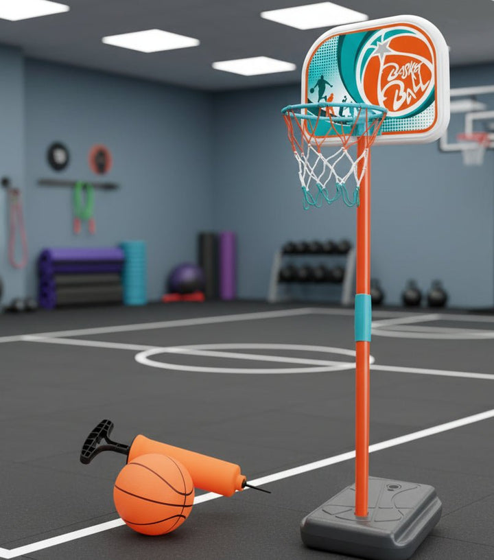 Medium Basketball Stand – Adjustable, Stable & Outdoor - Ready - BLL-BI-1903LQ- - Planet Junior