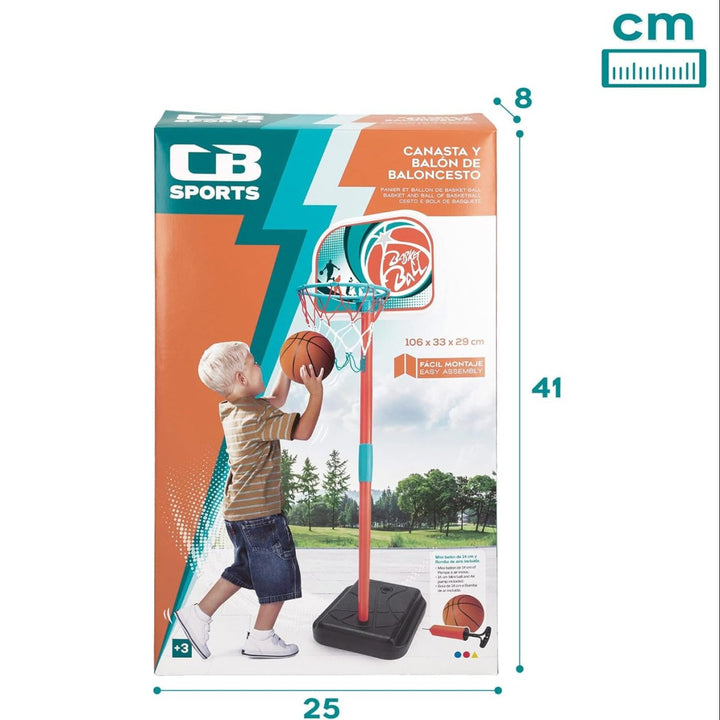 Medium Basketball Stand – Adjustable, Stable & Outdoor - Ready - BLL-BI-1903LQ- - Planet Junior