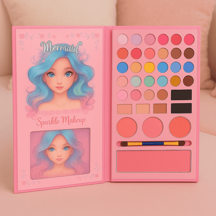 Mermaid Fashion Makeup Book – Sparkly, Stylish & Full of Surprises - SLT-IG3172 - Planet Junior