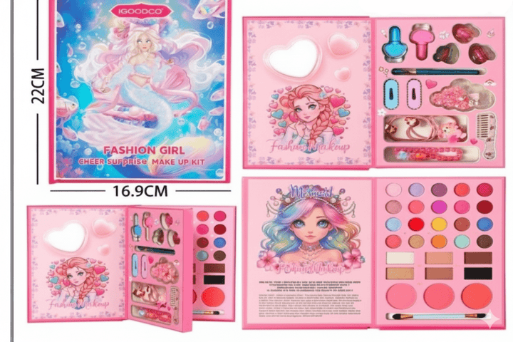 Mermaid Fashion Makeup Book – Sparkly, Stylish & Full of Surprises - SLT-IG3172 - Planet Junior