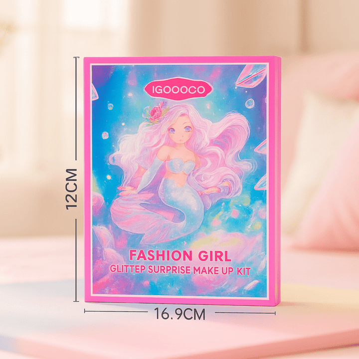 Mermaid Fashion Makeup Book – Sparkly, Stylish & Full of Surprises - SLT-IG3172 - Planet Junior