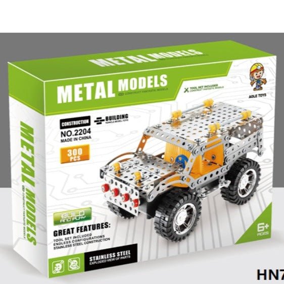 Metal Models Build And Play Building Blocks | 300pcs - BLL - BL - 2204 - Planet Junior