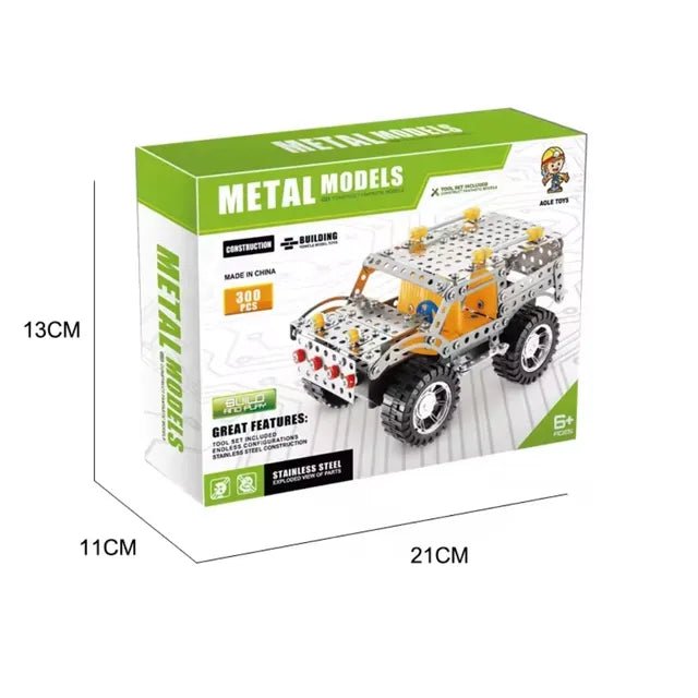 Metal Models Build And Play Building Blocks | 300pcs - BLL - BL - 2204 - Planet Junior