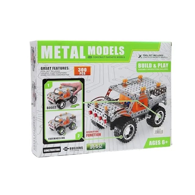 Metal Models Build And Play Building Blocks | 300pcs - BLL - BL - 2204 - Planet Junior