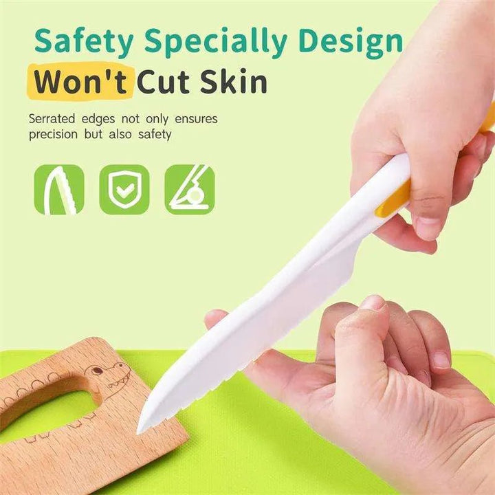 Mini Chef Starter Kit – Safe & Colorful Cutting Kids Kitchen Set 🍉🔪 - HK - KT1 - Planet Junior