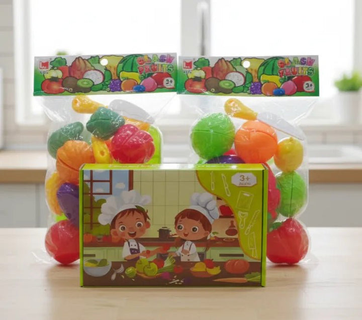 Mini Chef Starter Kit – Safe & Colorful Cutting Kids Kitchen Set 🍉🔪 - HK - KT1 - Planet Junior