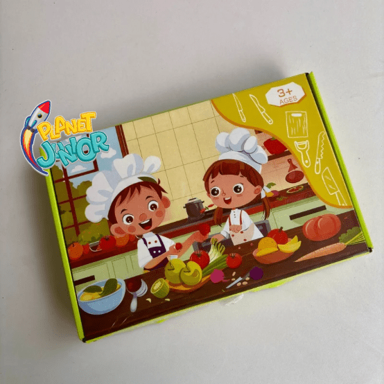 Mini Chef Starter Kit – Safe & Colorful Cutting Kids Kitchen Set 🍉🔪 - HK - KT1 - Planet Junior