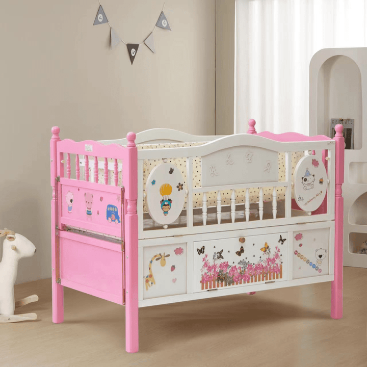 Modern Baby Cott with Safety Rails for Your Little One - BLL - BC - 629 - Planet Junior