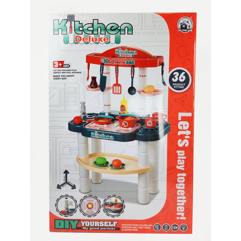 Modern Kitchen Playset | 30 Pcs - DK689-2A - Planet Junior