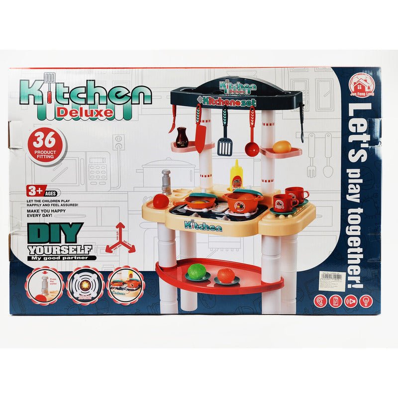 Modern Kitchen Playset | 30 Pcs - DK689-2A - Planet Junior