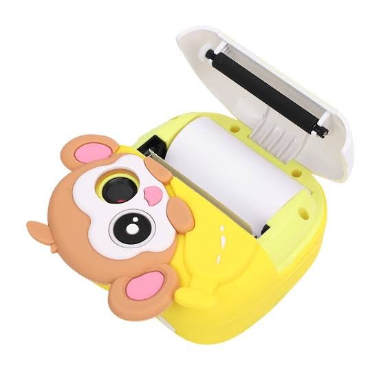 Monkey Instant Print Camera – Snap, Print & Go Bananas! - AKT-Y707 - Planet Junior