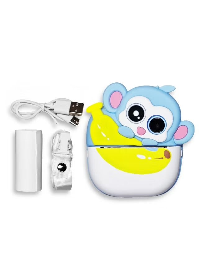 Monkey Instant Print Camera – Snap, Print & Go Bananas! - AKT-Y707 - Planet Junior
