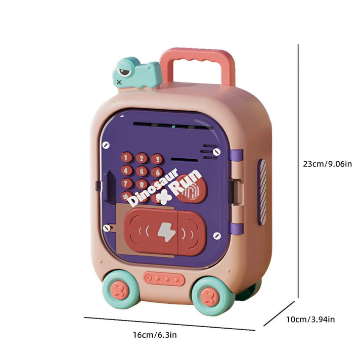 Monster - Themed Password Money Bank ATM with Wheels | Thumb Impression, Password, Sound And Light - RT-CQ001 - Planet Junior